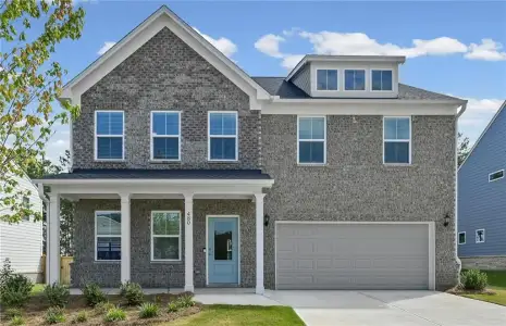 New construction Single-Family house 480 Dahlia St, McDonough, GA 30253 plan Hampton - image