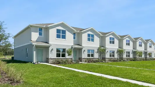 New construction Townhouse house 1848 Southbury Dr, Kissimmee, FL 34744 plan Sterling - Interior Unit - image