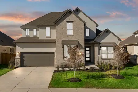 New construction Single-Family house 1105 Ellensburg Dr, Georgetown, TX 78633 plan Haskell - image