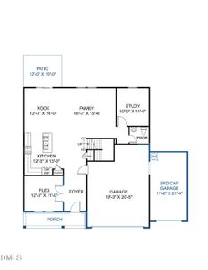 New construction Single-Family house Angier, NC 27501 plan Curie - image