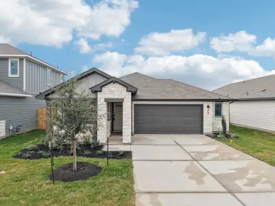 New construction Single-Family house 318 Texas Agate Dr, Kyle, TX 78640 plan The Briscoe (820) - image