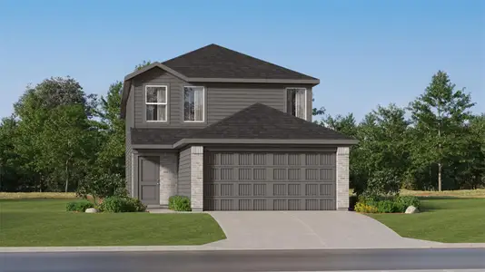 New construction Single-Family house 345 Rockies Rd, Hutto, TX 78634 plan Mayer - image