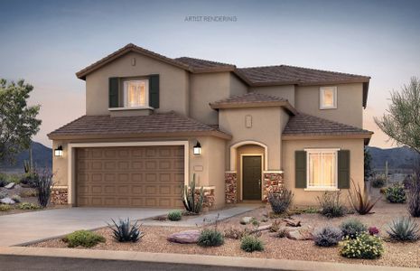 New construction Single-Family house 6820 W Ebbets Ct, Florence, AZ 85132 plan Yucca - image