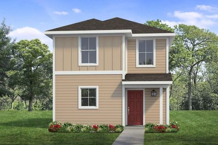 New construction house 103 Roost Rd, Elgin, TX 78621 plan Harvest Ridge 1088 - image