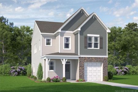 New construction Single-Family house 694 Union St, Raeford, NC 28376 plan Turlington - image