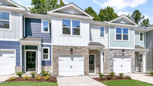 New construction Townhouse house 5205 Red Crimson Dr, Willow Spring, NC 27592 plan PEARSON - image