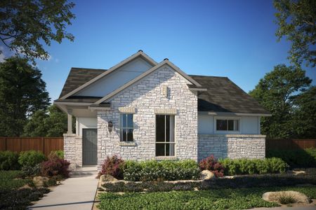 New construction Single-Family house 201 Greeneyes Wy, Kyle, TX 78640 Decker- photo 1 1