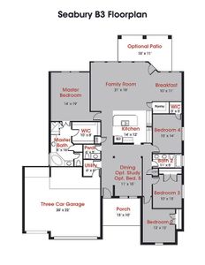 New construction Single-Family house 18304 Alana Nell Ct, Willis, TX 77378 plan Seabury - image