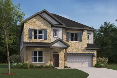 New construction Single-Family house 389 Kings Pine Dr, Dripping Springs, TX 78620 plan Bonnell II - Signature II Series - image