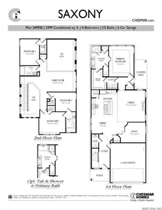 New construction Single-Family house 252 Bodensee Pl, New Braunfels, TX 78130 plan Saxony - image