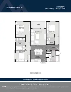 New construction Single-Family house 6153 N Ceylon St, Unit 102, Denver, CO 80249 plan Vyktorea I - image