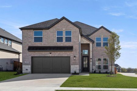 New construction Single-Family house 1721 Silla Dr, Little Elm, TX 75068 plan Princeton 2F-EW - image