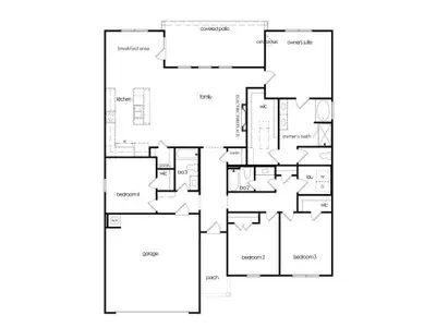 New construction Single-Family house 160 Greenview Ct, Homer, GA 30547 plan Cameron - image