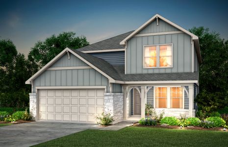 New construction Single-Family house 8222 Brandy Br, San Antonio, TX 78252 plan Mesilla - image