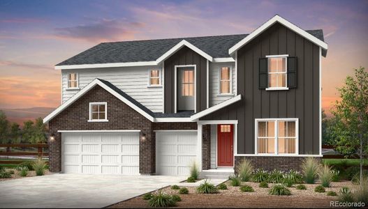 New construction Single-Family house 5792 Hickory Oaks Trail, Castle Rock, CO 80104 Copper- photo 0