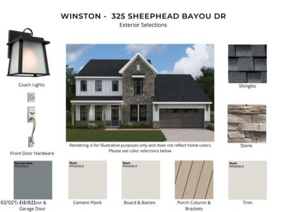 New construction Single-Family house 325 Sheephead Bayou Dr, Panama City Beach, FL 32407 plan Winston - image