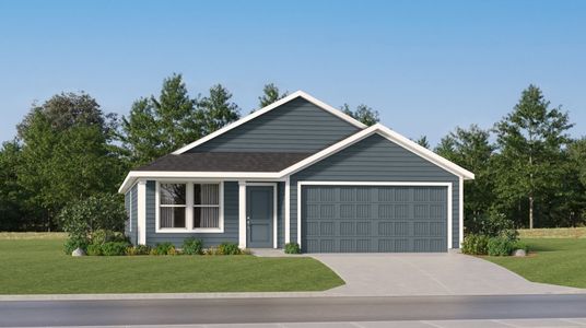 New construction Single-Family house 11213 Superior Bay Ln, Mustang Ridge, TX 78610 Newlin- photo 0