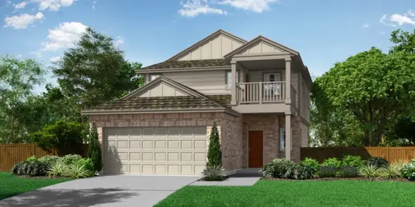 New construction Single-Family house 12521 Sea Gull Wy, Manor, TX 78653 plan Irving - image