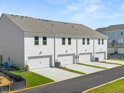 New construction Townhouse house 6737 Leigh St, Flowery Branch, GA 30542 plan AMESBURY - image