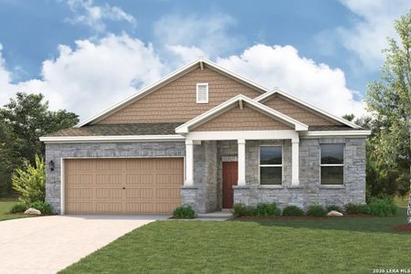 New construction Single-Family house 8318 Rocket Vw, San Antonio, TX 78263 - image