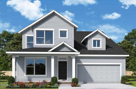 New construction Single-Family house 22 Rainbrook Cv, Fuquay Varina, NC 27526 plan The Capstone - image