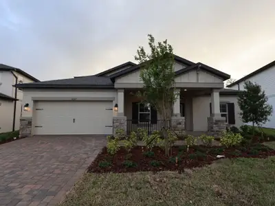 New construction Single-Family house 31227 Hayman Lp, Wesley Chapel, FL 33545 plan Roxbury Bonus - image