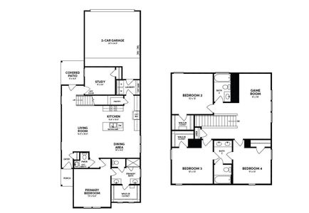 New construction Single-Family house 6415 Prospect Oaks Pkwy, Katy, TX 77449 plan Bluebonnet - image 4