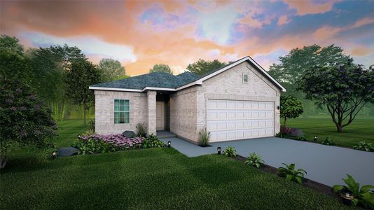 New construction Single-Family house 10656 Altitude Wy, Conroe, TX 77303 Comal- photo 0