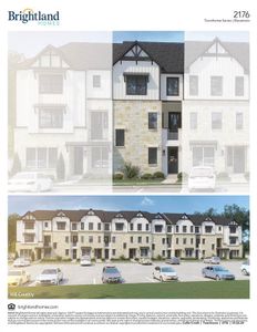 New construction Townhouse house 829 Concan Dr, Plano, TX 75075 plan Townhome Series - 2176 - image