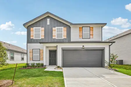 New construction Single-Family house 9820 Waterpark Wy, Ponder, TX 76259 plan Radiance - image