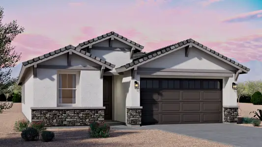 New construction Single-Family house 26449 W Crown King Rd, Buckeye, AZ 85326 plan Canyon - image