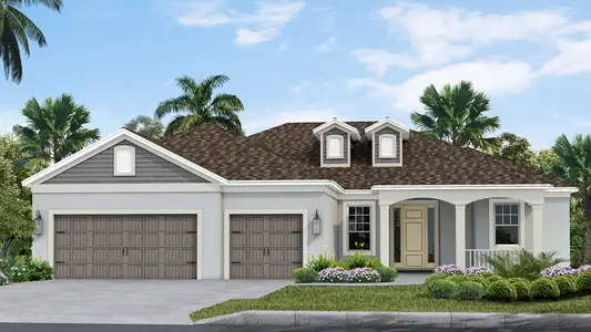 New construction Single-Family house 13512 Wildwater Ct, Parrish, FL 34219 plan Captiva - image