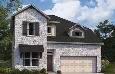 New construction Single-Family house 748 Beaverton Dr, Leander, TX 78641 Brahman - A- photo 0