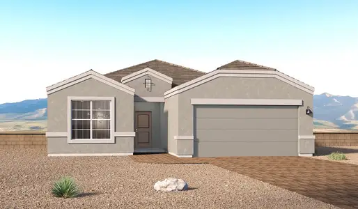 New construction Single-Family house 862 N Astronomer Ln, Green Valley, AZ 85614 plan Hampton - Plan 1595 - image