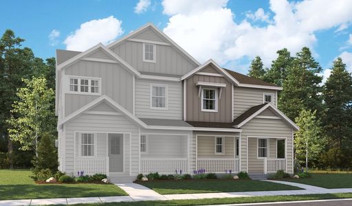 New construction Single-Family house 5319 Front Porch Ln, Firestone, CO 80504 plan Nina 1 Duo - image