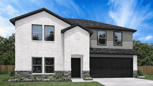 New construction Single-Family house 13118 Sorrento Bay Dr, Willis, TX 77318 plan Perry - image