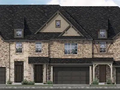 New construction Townhouse house 6924 Crimson Drive, Arlington, TX 76001 Brenham D - Front Entry- photo 0 0