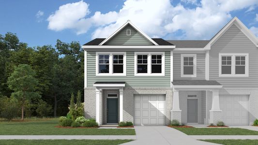 New construction Townhouse house 511 Eversden Drive, Zebulon, NC 27597 - photo 0