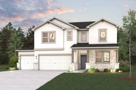 New construction Single-Family house 231 Hull Speed Dr, Niederwald, TX 78640 plan Savannah - image