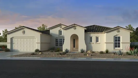 New construction Single-Family house 20712 E Calle De Flores, Queen Crk, Queen Creek, AZ 85142 plan Telluride - image