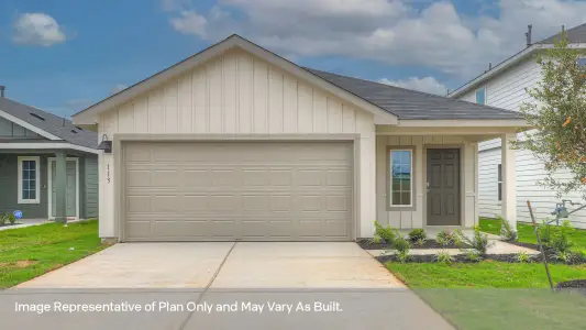 New construction Single-Family house 152 Gallaher Bnd, Maxwell, TX 78656 plan The Caroline - image
