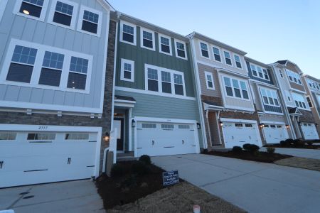 New construction Townhouse house 2719 Hunter Woods Dr, Apex, NC 27502 Hyde Park - Front Entry Townhomes- photo 48 48