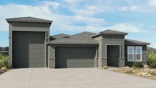 New construction Single-Family house 5425 W Coplen Farms Rd, Phoenix, AZ 85339 plan Overland - image