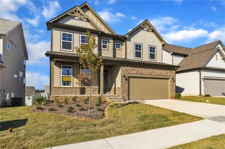 New construction Single-Family house 170 Bull Shoals Way, Hoschton, GA 30548 Davidson- photo 0