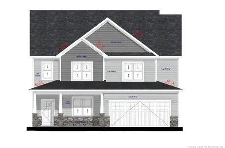 New construction Single-Family house 3327 Hopekirk Dr, Fayetteville, NC 28306 - image