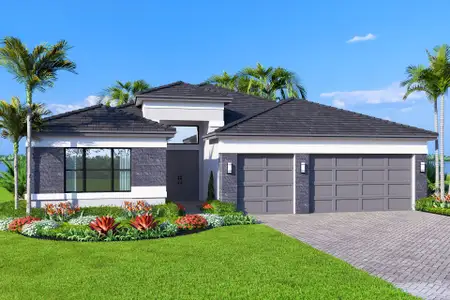 New construction Single-Family house 12320 Sw Calm Pointe Ct, Port St. Lucie, FL 34987 plan Madison II - image