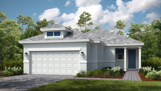 New construction Single-Family house 11506 Trivio Terrace, Palmetto, FL 34221 Bergamo- photo 0