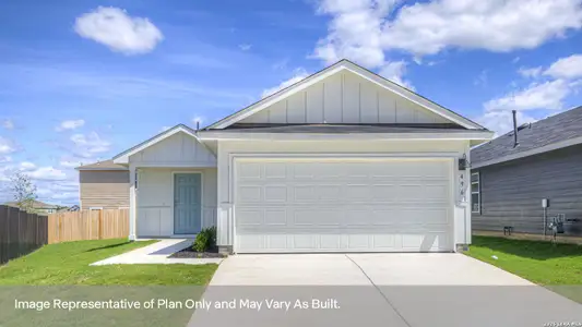 New construction Single-Family house 393 Low Pasture Trl, Maxwell, TX 78656 plan The Emma - image