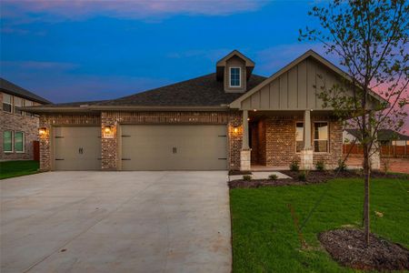 New construction Single-Family house 1416 Cedar Trail, Azle, TX 76020 Cascade II- photo 0