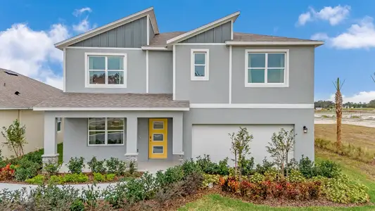 New construction Single-Family house 3614 Malawi Trl, St. Cloud, FL 34772 plan Hayden Modern - image